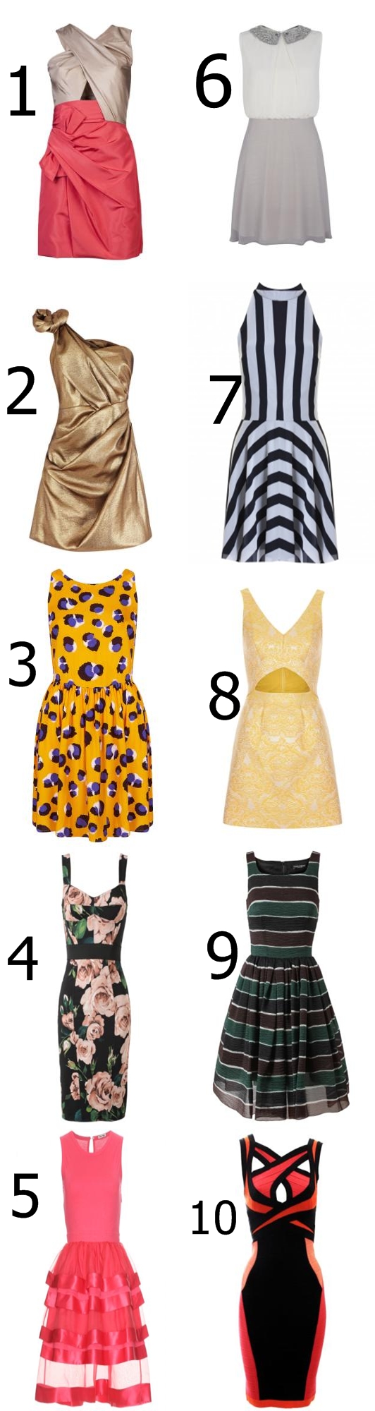 10 DRESSES TO DIE FOR